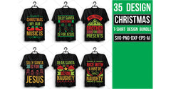Christmas T Shirt Bundle 14 - CraftNest - Digital Crafting and Art