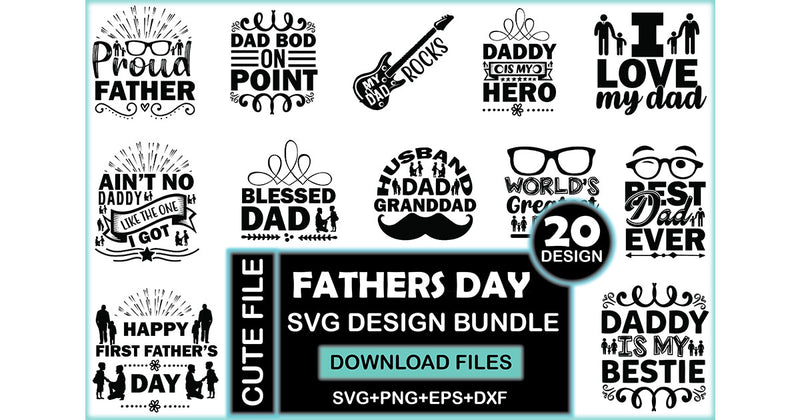Father's SVG Bundle - CraftNest - Digital Crafting and Art