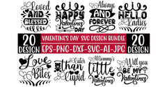 Valentine SVG Bundle 2 - CraftNest - Digital Crafting and Art