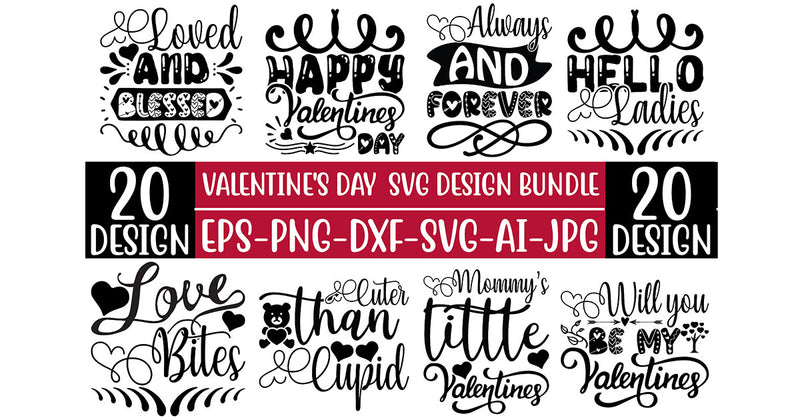 Valentine SVG Bundle 2 - CraftNest - Digital Crafting and Art