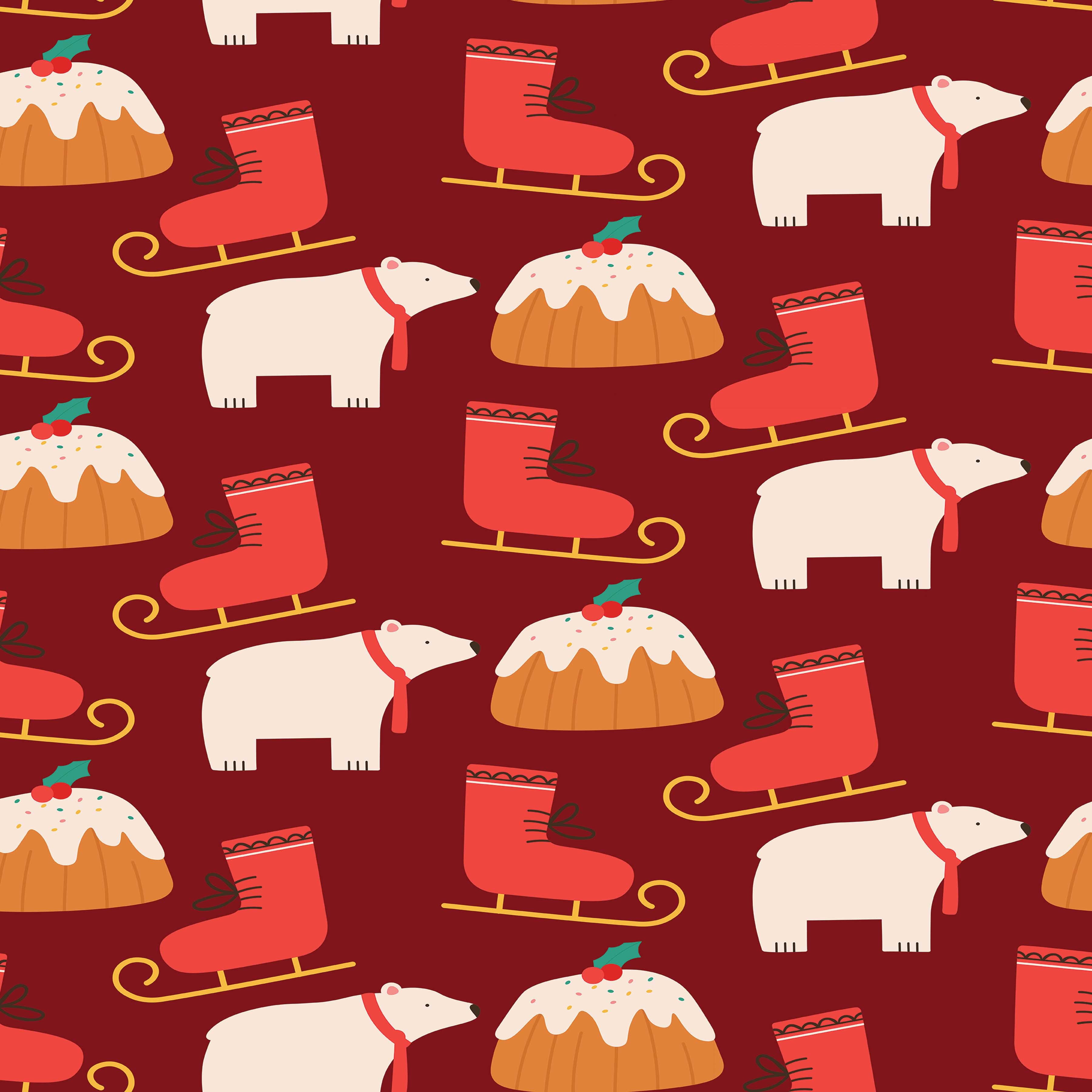 Christmas Seamless Patterns - CraftNest - Digital Crafting and Art