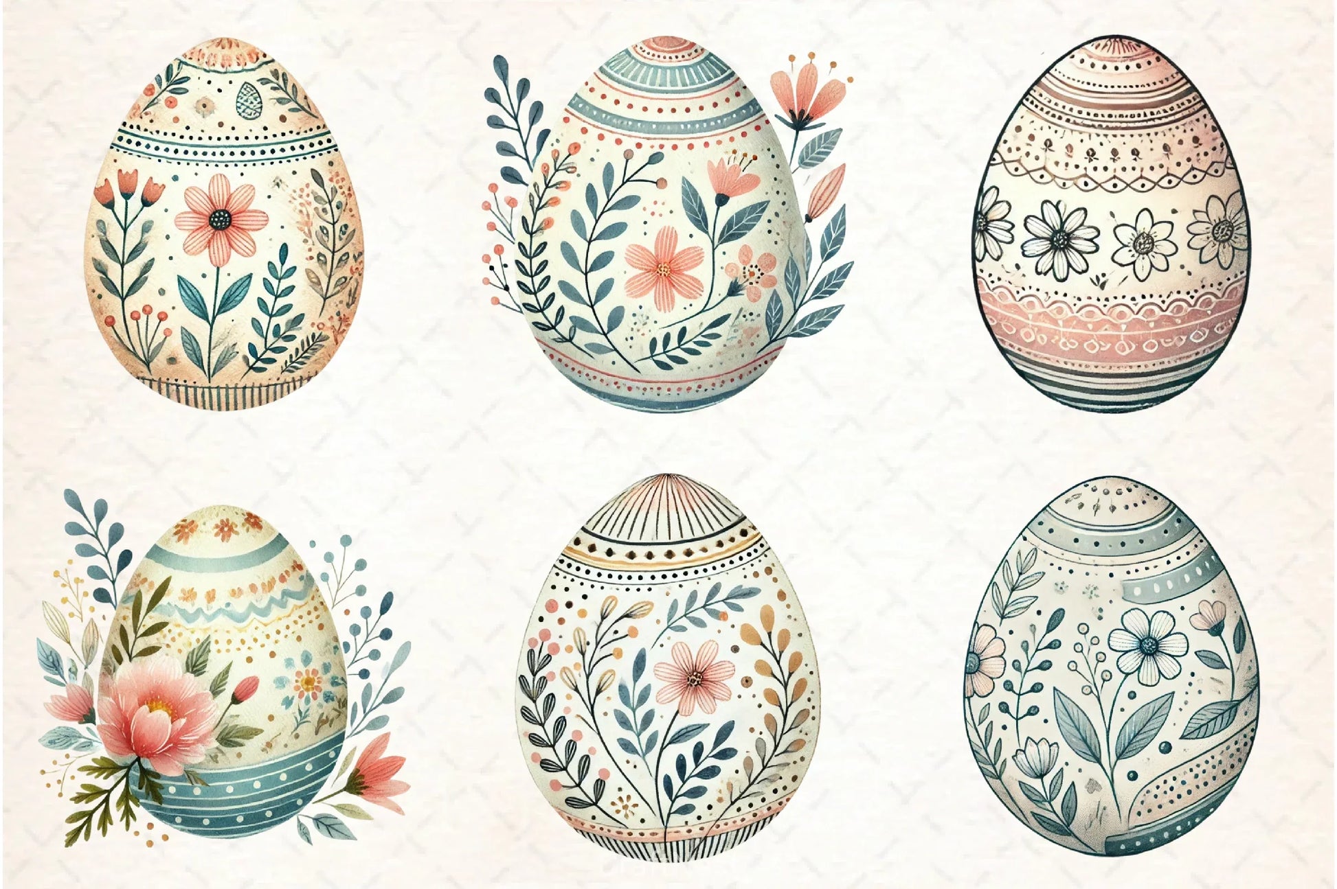 Easter Egg Clipart Bundle 2 - CraftNest - Digital Crafting and Art