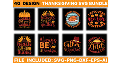 Thanksgiving SVG Bundle 2 - CraftNest - Digital Crafting and Art