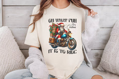 Christmas Biker Santa Clipart Bundle - CraftNest - Digital Crafting and Art