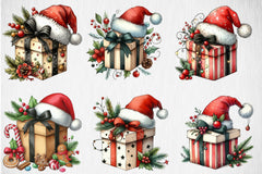 Christmas Gift Box Clipart Bundle - CraftNest - Digital Crafting and Art