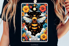 Honey Bee Tarot Card Clipart Bundle 17 - CraftNest - Digital Crafting and Art