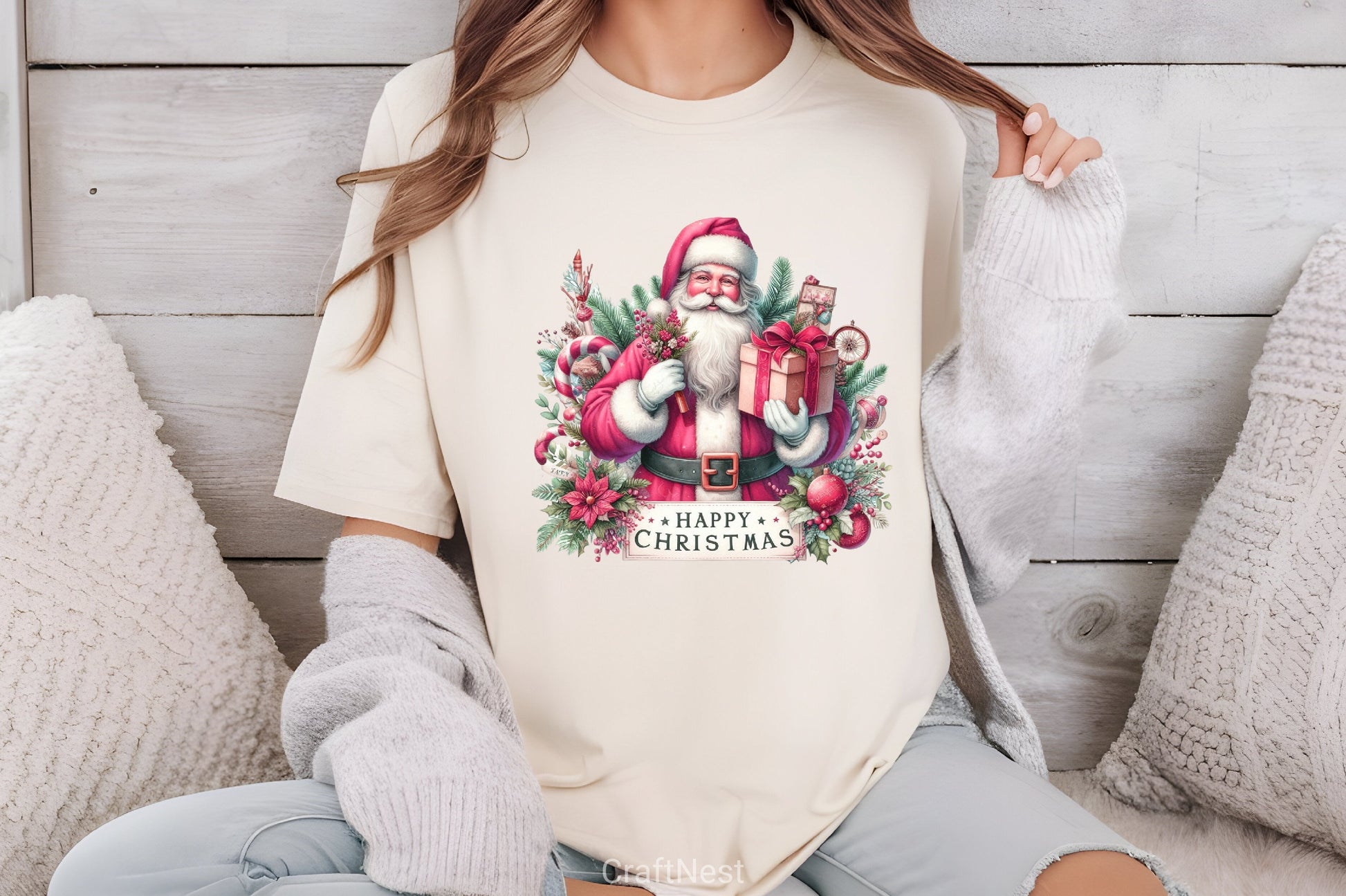 Funny Santa Claus Clipart Bundle - CraftNest - Digital Crafting and Art