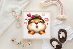 Cute Animal Kisses Clipart Bundle - CraftNest - Digital Crafting and Art