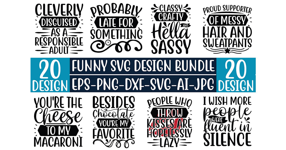 Funny SVG Bundle - CraftNest - Digital Crafting and Art