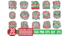 Christmas Sticker Bundle 2 - CraftNest - Digital Crafting and Art
