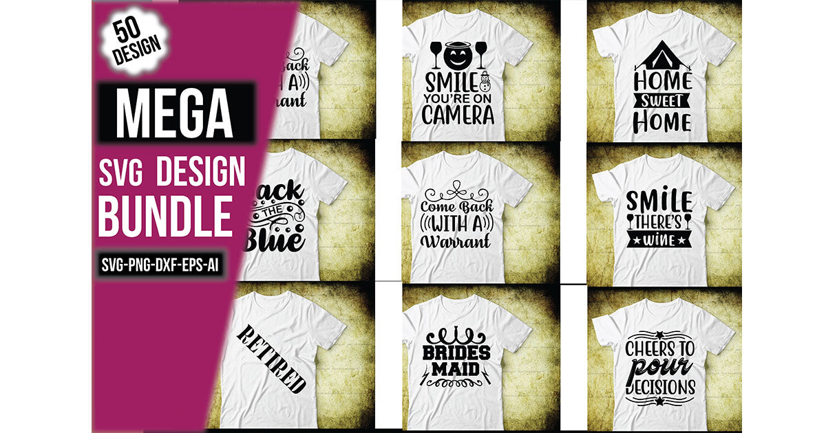 Mega SVG Bundle 2 - CraftNest - Digital Crafting and Art