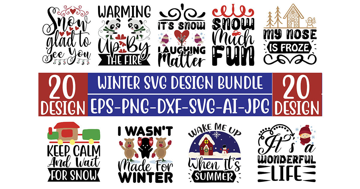 Winter SVG Bundle 2 - CraftNest - Digital Crafting and Art