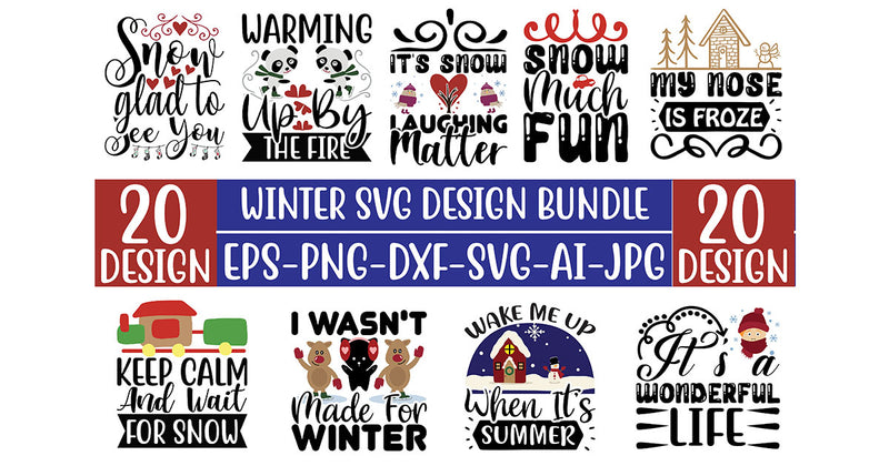 Winter SVG Bundle 2 - CraftNest - Digital Crafting and Art