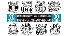 Drink And Party SVG Bundle 2 - CraftNest - Digital Crafting and Art