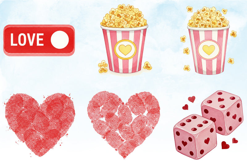 Valentine Clipart Bundle 1 - CraftNest - Digital Crafting and Art