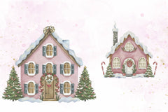 Christmas House Clipart Bundle 1 - CraftNest - Digital Crafting and Art