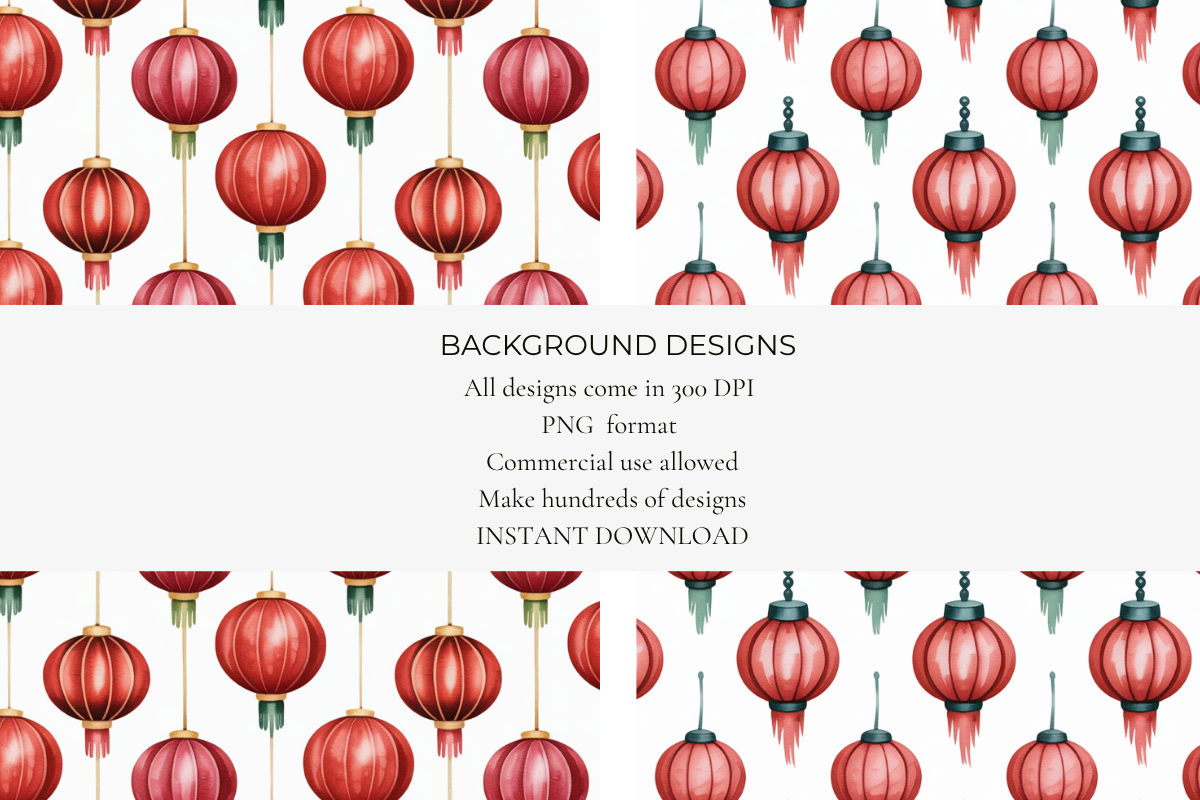 Chinese New Year Seamless Papers