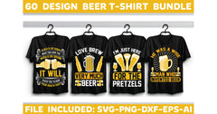 Beer T-Shirt Bundle 3 - CraftNest - Digital Crafting and Art
