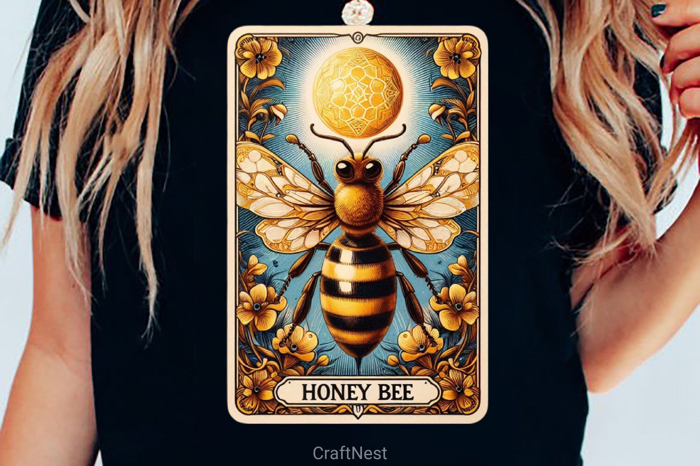 Honey Bee Tarot Card Clipart Bundle 18 - CraftNest - Digital Crafting and Art