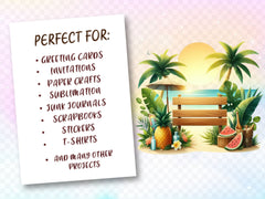 Summer Empty Wooden Signs Clipart Bundle - CraftNest - Digital Crafting and Art