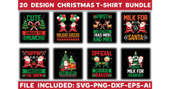 Christmas T-Shirt Bundle 2 - CraftNest - Digital Crafting and Art