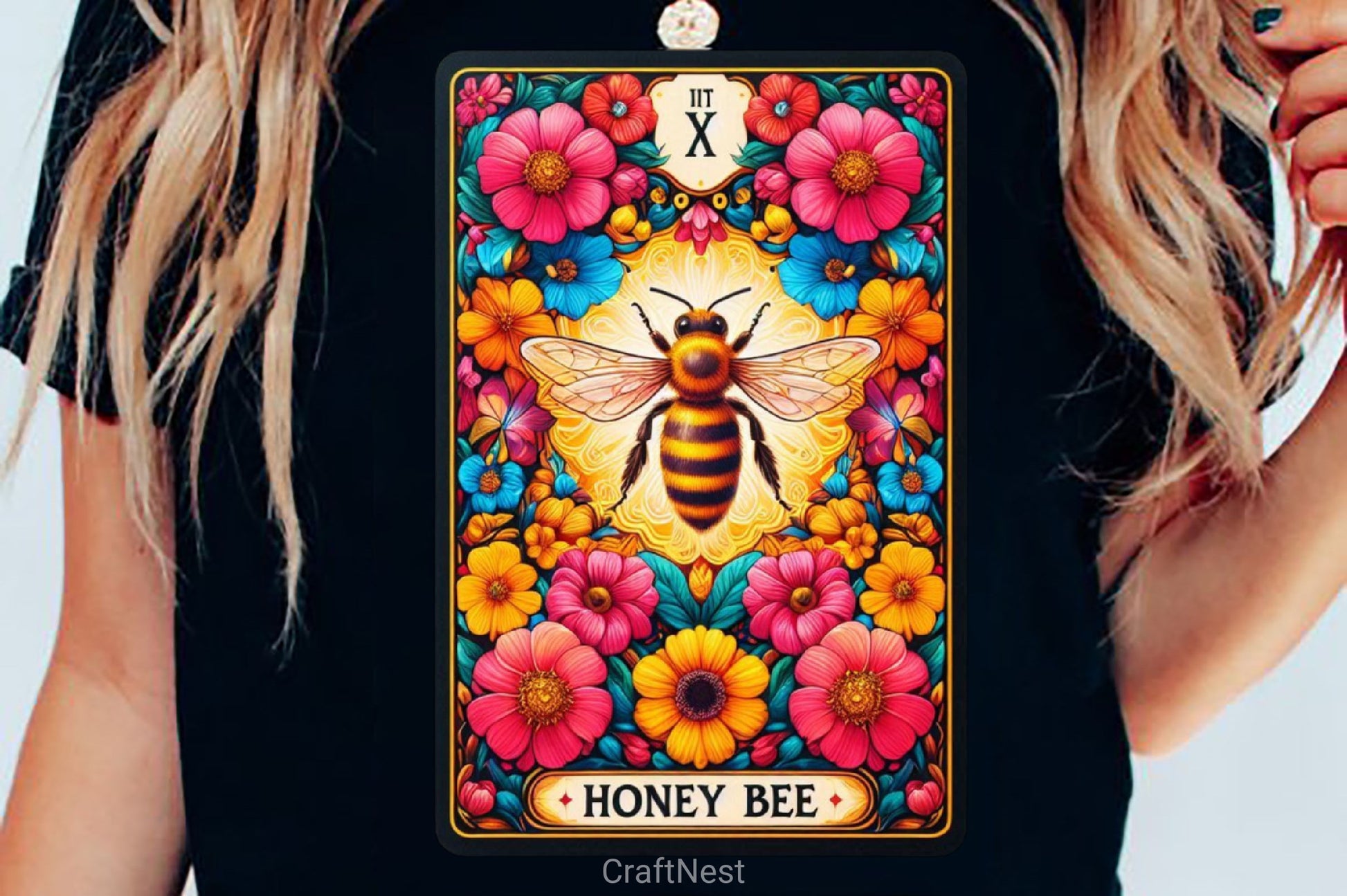 Honey Bee Tarot Card Clipart Bundle 24 - CraftNest - Digital Crafting and Art