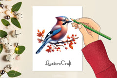 Cute Autumn Jay Clipart Bundle 2 - CraftNest - Digital Crafting and Art