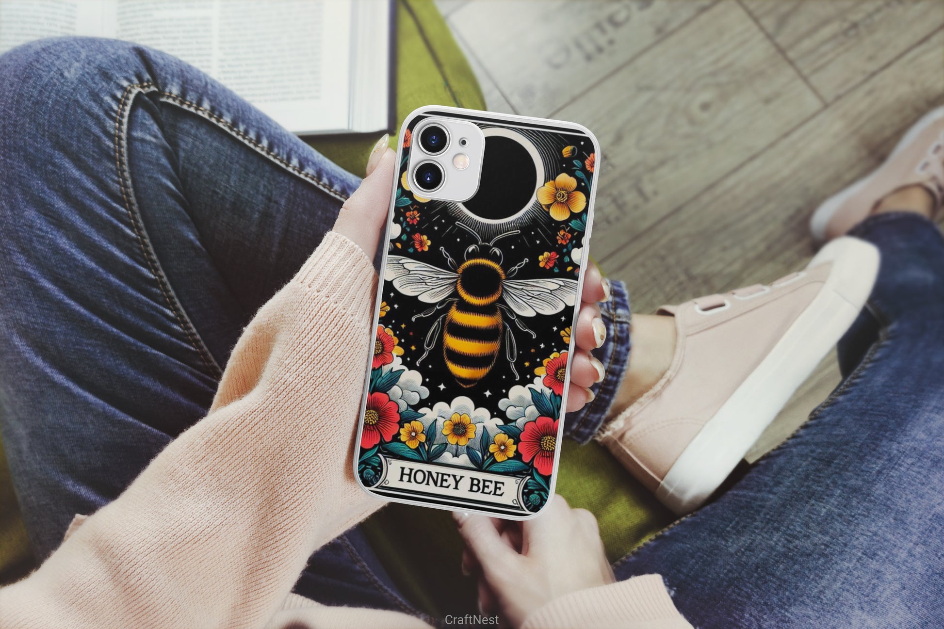 Honey Bee Tarot Card Clipart Bundle 6 - CraftNest - Digital Crafting and Art