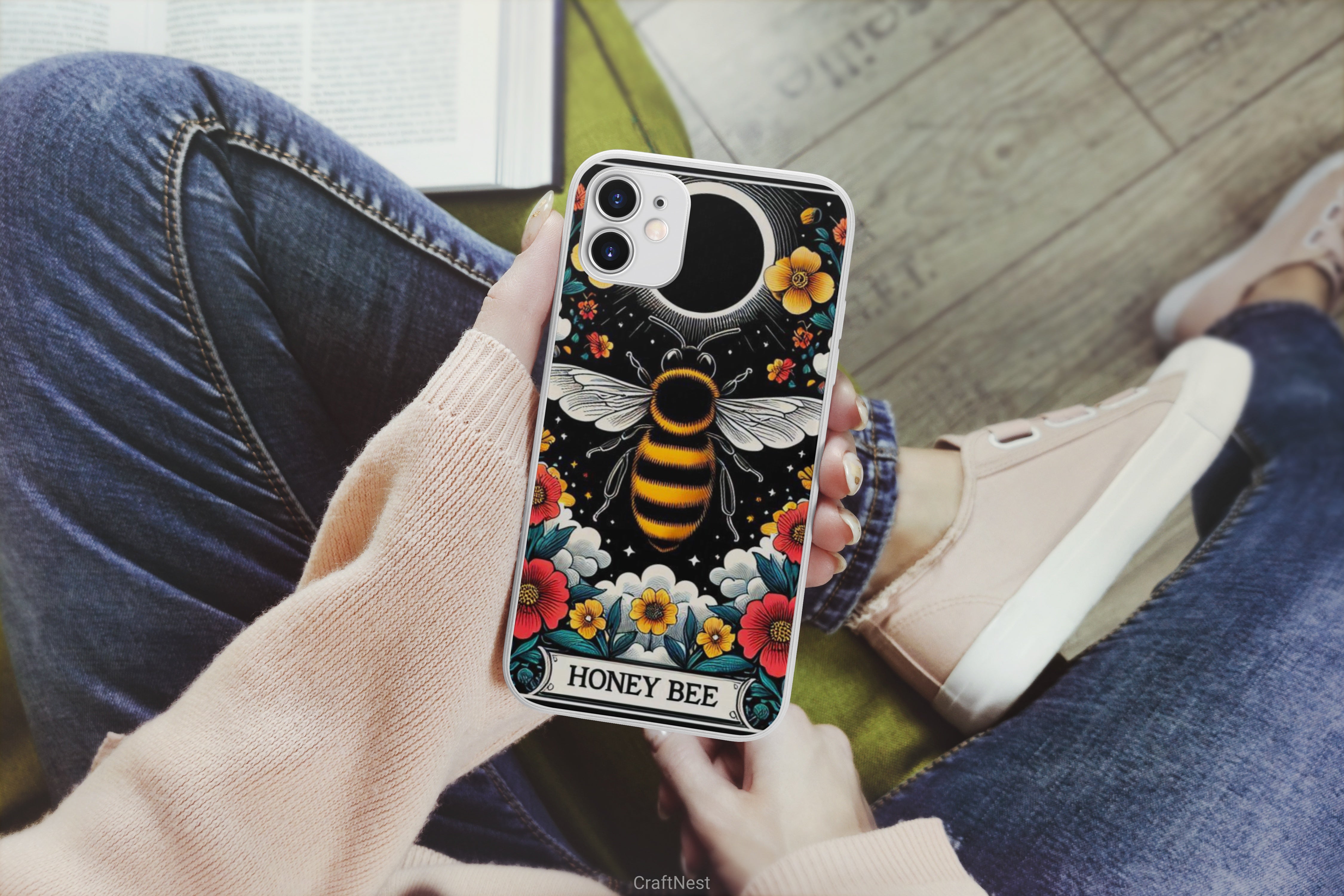 Honey Bee Tarot Card Clipart Bundle 6 - CraftNest - Digital Crafting and Art