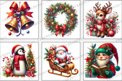 Festive Christmas Clipart Bundle - CraftNest - Digital Crafting and Art