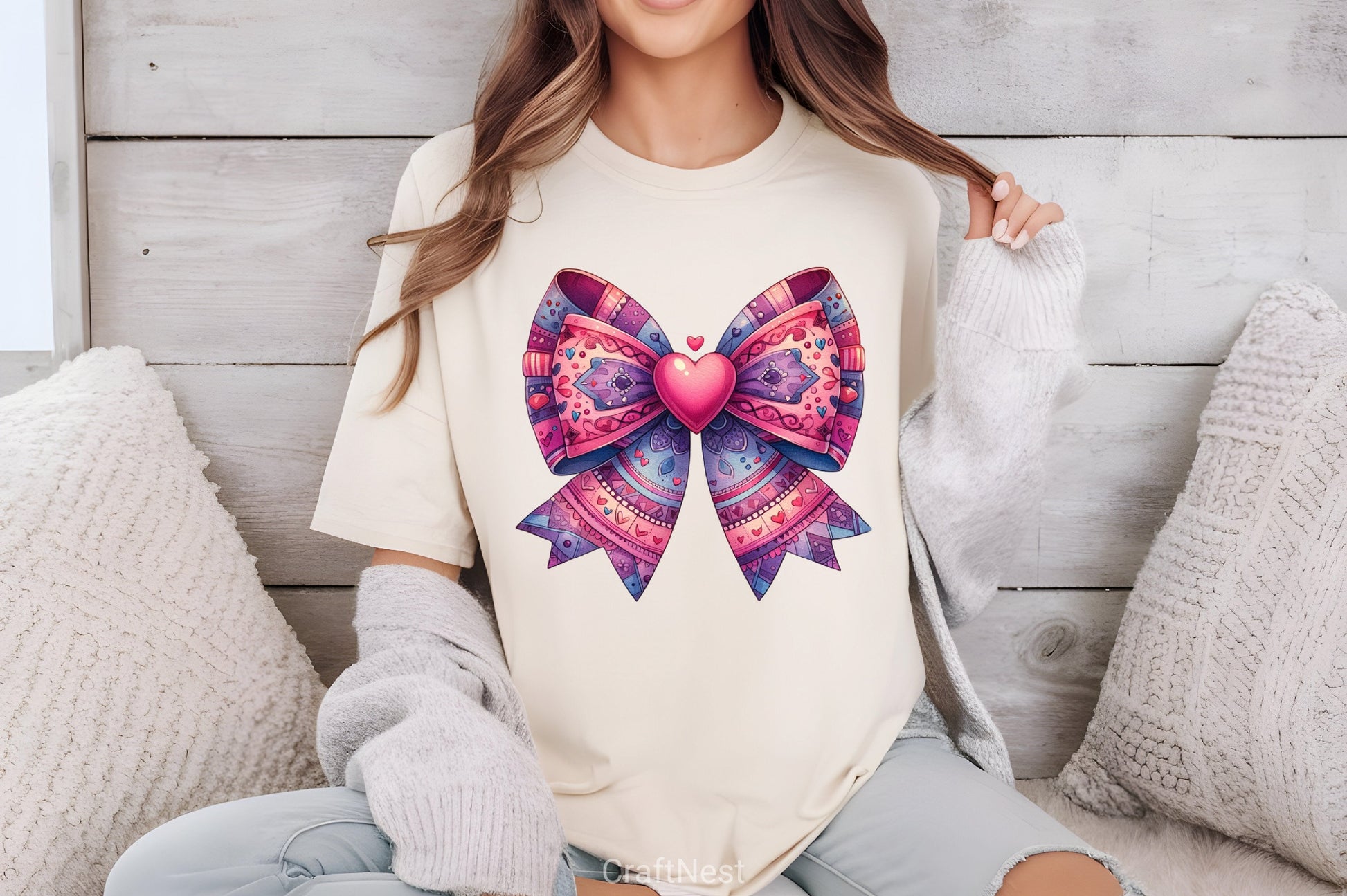 Coquette Valentine Clipart Bundle 15 - CraftNest - Digital Crafting and Art