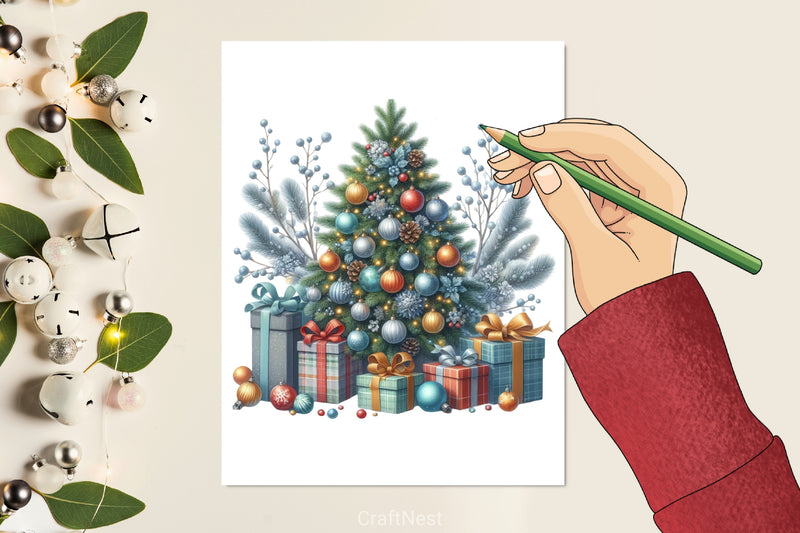 Christmas Tree Balls Clipart Bundle - CraftNest - Digital Crafting and Art