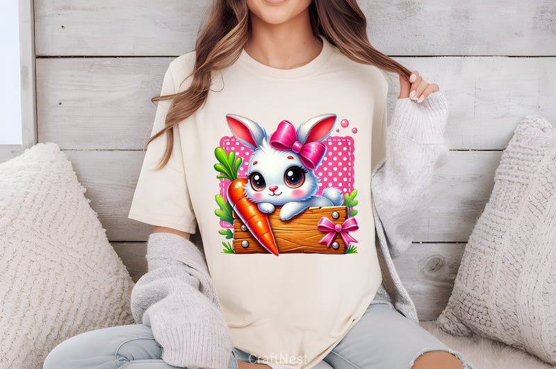 Easter Bunny Sign Clipart Bundle - CraftNest - Digital Crafting and Art