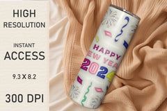 3D Inflated New Year Tumbler Bundle 2 - CraftNest - Digital Crafting and Art