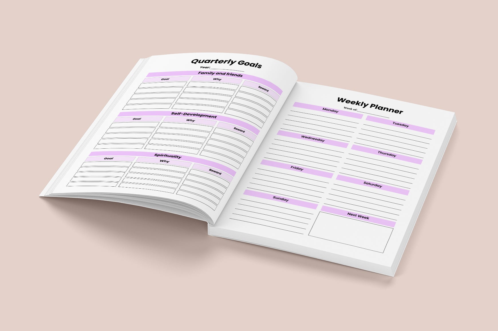 Complete Self Care Journal for Personal Growth