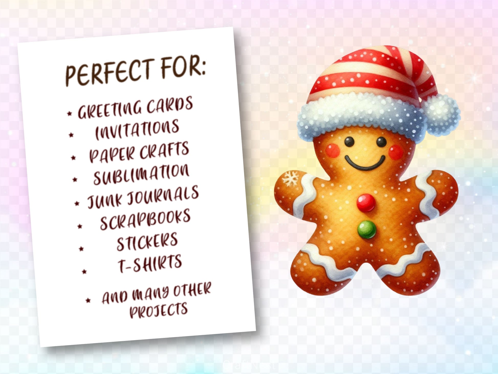 Gingerbread Clipart Bundle - CraftNest - Digital Crafting and Art