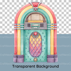 Jukebox 1 Clipart Bundle - CraftNest - Digital Crafting and Art