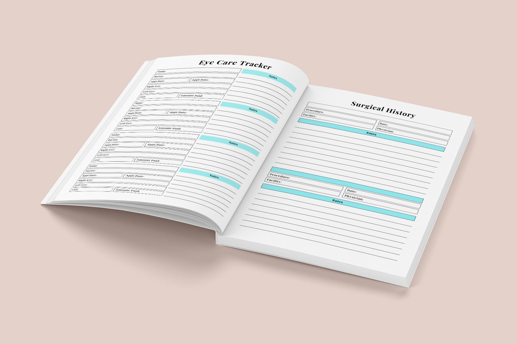 Medical Health Planner Template