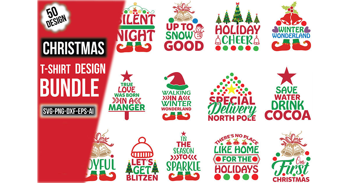 Christmas SVG Bundle 5 - CraftNest - Digital Crafting and Art