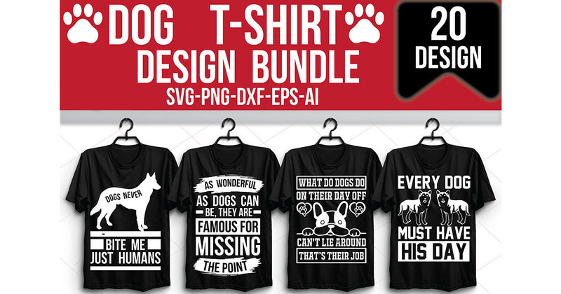 Dog T-Shirt Bundle 5 - CraftNest - Digital Crafting and Art