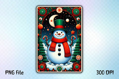 Christmas Snowman Tarot Card Clipart Bundle - CraftNest - Digital Crafting and Art