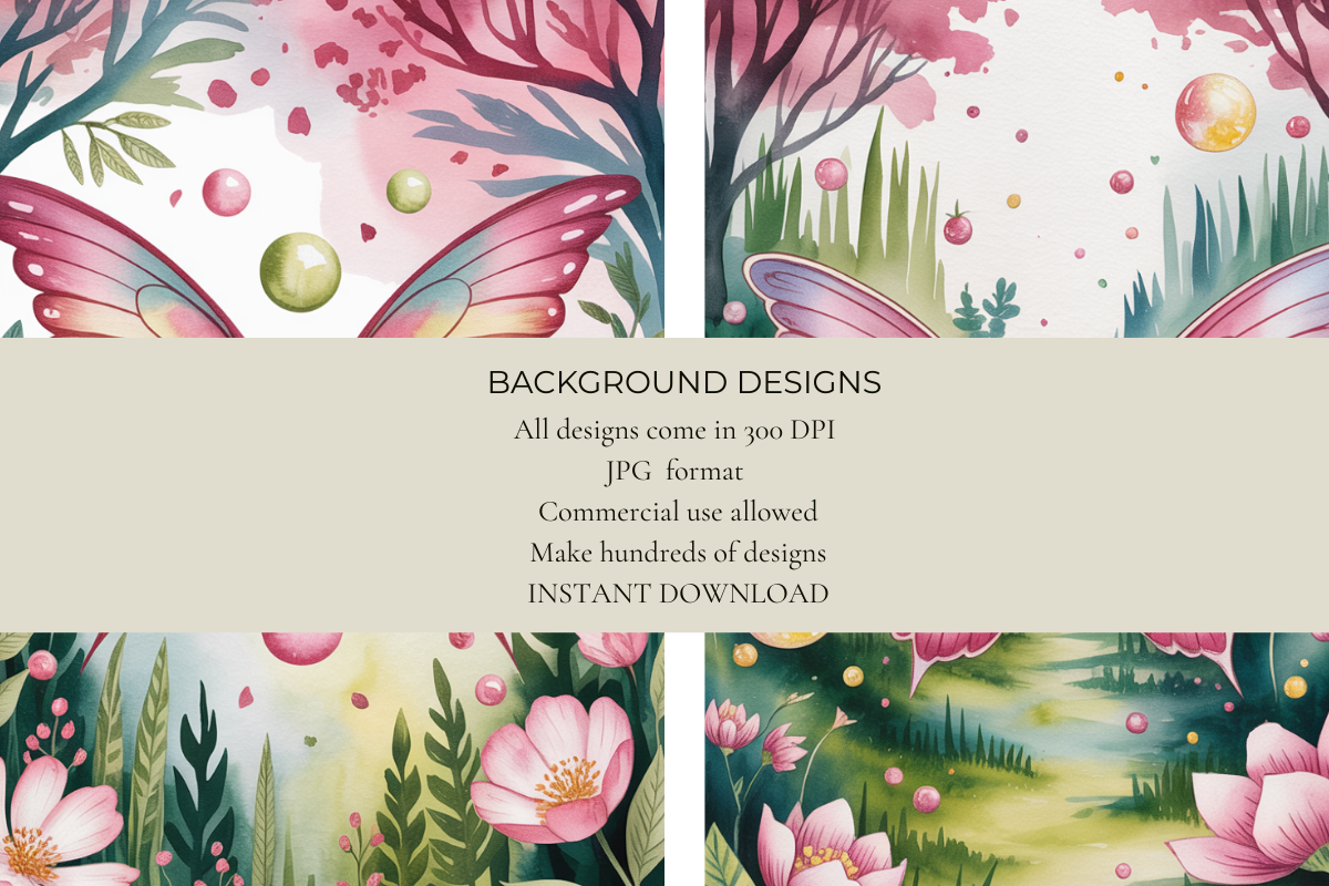 Fairy Forest Junk Journal Papers