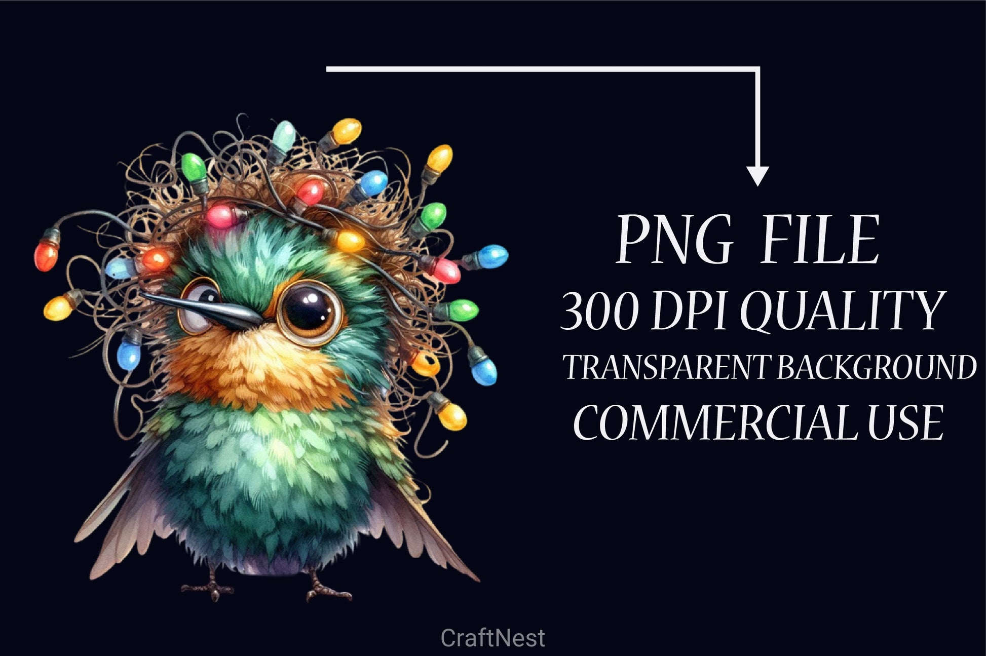 Christmas Bird Clipart Bundle 2 - CraftNest - Digital Crafting and Art