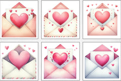 Valentine Envelopes Clipart Bundle - CraftNest - Digital Crafting and Art