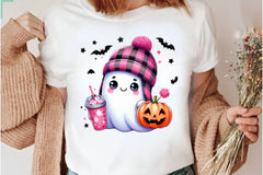 Cute Ghost Cute Halloween Clipart Bundle 7 - CraftNest - Digital Crafting and Art