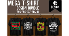 Mega T-Shirt Bundle 1 - CraftNest - Digital Crafting and Art