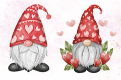Cute Gnomes Valentine's Day Clipart Bundle - CraftNest - Digital Crafting and Art