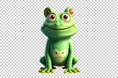 Green Frog Clipart Bundle - CraftNest - Digital Crafting and Art