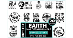 Earth SVG Bundle - CraftNest - Digital Crafting and Art