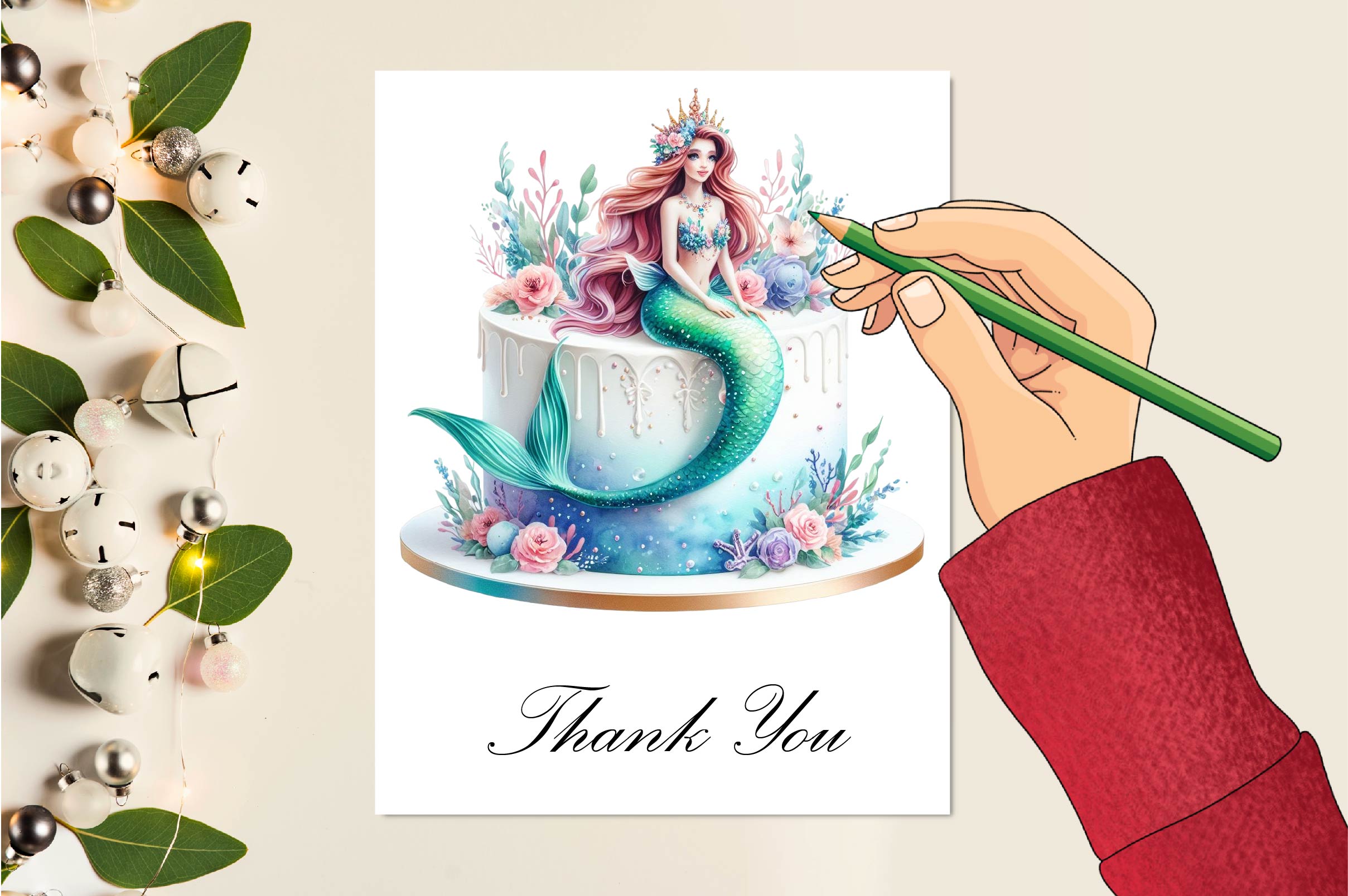 Fairy Mermaid Clipart Bundle - CraftNest - Digital Crafting and Art